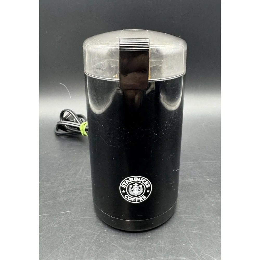 Vintage Starbucks Bosch MKM 6006 Electric Coffee Grinder Black Tested